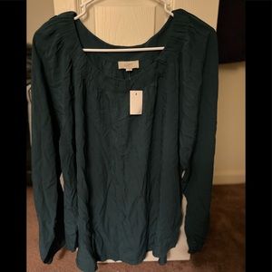 LOFT Woman’s blouse size L NWT